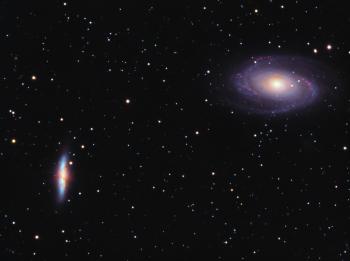 M81 (Bode's Galaxy) and M82 (Sigar Galaxy).