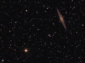 NGC 891 as imaged on 4 and 5 September 2021.