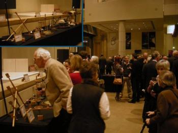 My replic'as and reconsructions on display at the Royal Society.