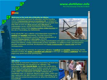 The lay-out of the old web site.