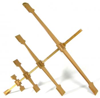 The 1661 Kronan cross-staff reproduction.