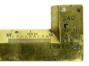 The right end of the standard yard showing the Indenture Number 1540.