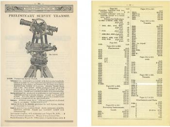 Pages from the 1921 catalogue and pricelist, advertising the 5129N for US$205.-.