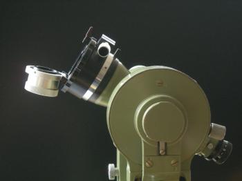The front end of the Roelofs Prism can be opened for normal use of the instrument.