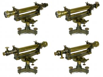 The telescope of the Egault type level can be used in four different orientations.