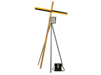 The Cowley level also came with its original tripod and levelling rod.