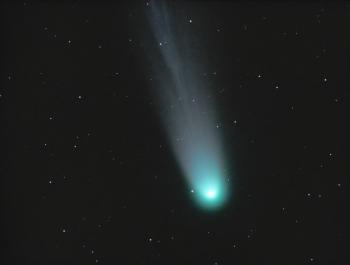 Comet C/2025 A6 (Lemmon) as imaged on 22 October 2025 around 18:26 UTC.