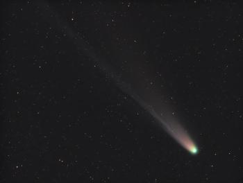 Comet C/2025 A6 (Lemmon) as imaged on 28 October 2025 around 17:55 UTC.