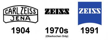 The main changes in logo over the years.