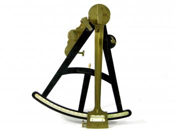 The front of the octant.