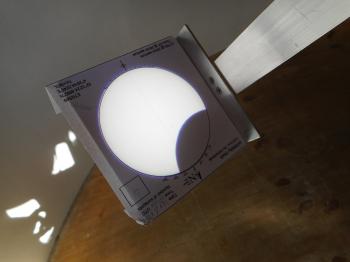 Projecting the 2021 solar eclipse using the GTT60.