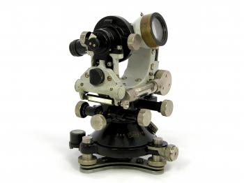 The 1924 Carl Zeiss ThI optical theodolite.