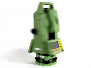 The Leica TCRA1101 robotic total station in action.