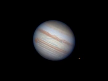 Jupiter as imaged on 2 September 2022 @ 23:31UTC using the C11 @ f/20.
