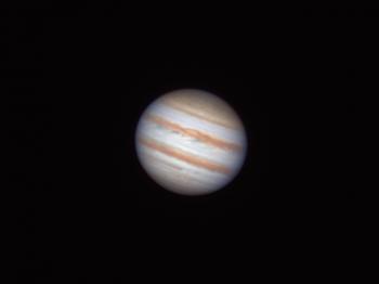 Jupiter as imaged on 22 October 2023 around 21:49UTC.