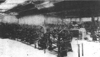 A cable plant of the Compagnie des Signaux.
