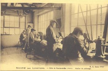 Société des Lunetiers: Atelier de Polissage.