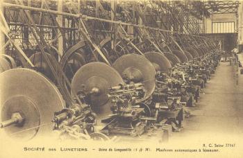 Société des Lunetiers: Machines automatiques à biseauter.