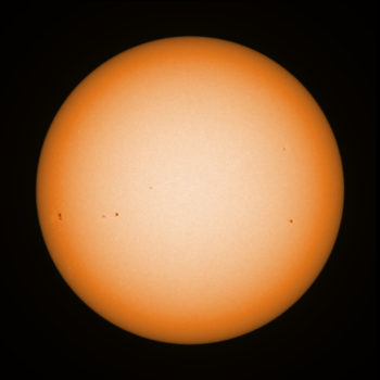 Animation of the 2026 solar eclipse.